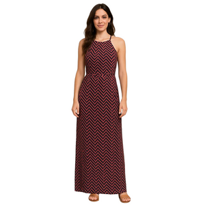 NWOT Loft Sundress Size XS Petite Woman’s Navy Blue Pink Maxi Dress